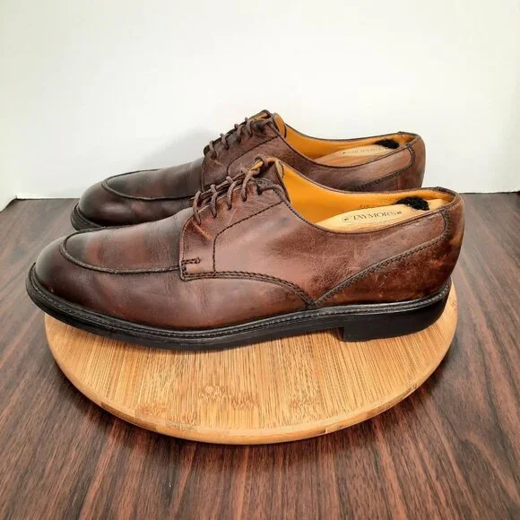 Paul Stuart x Grenson Mens Size 11.5 Shoes Brown Leather Casual Dress Sneakers